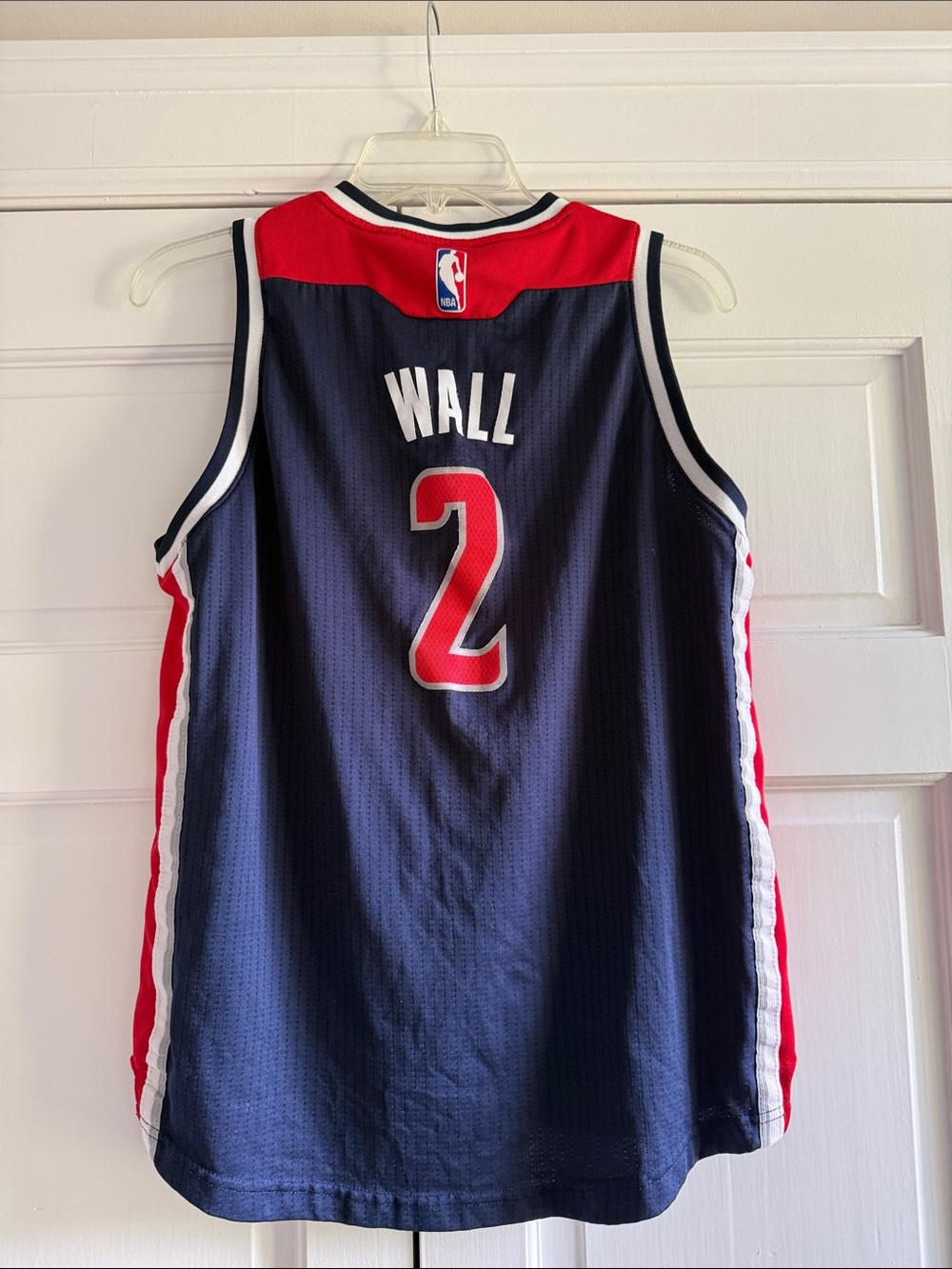 NBA Wall #2 Navy Red Back Basketball Jersey